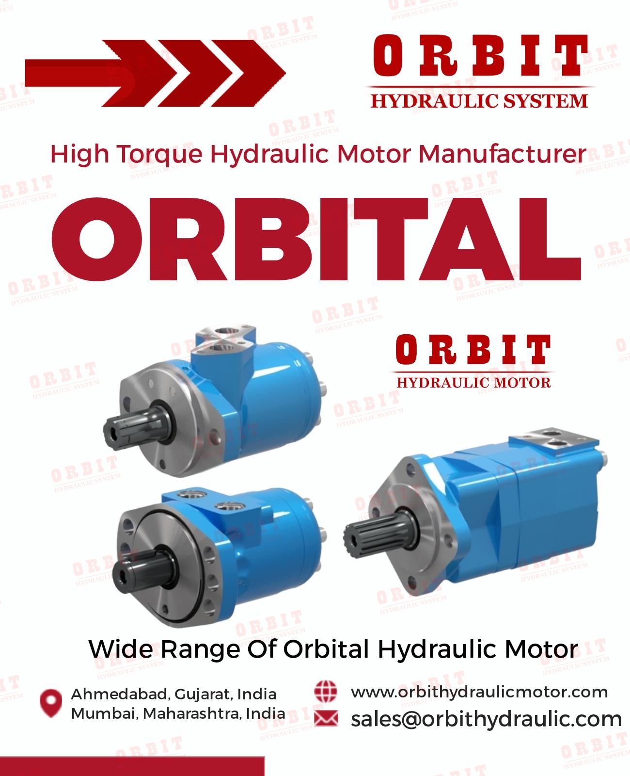 Danfoss OMM OMP OMR OMS Hydraulic Motor OMRX-50 11186162 White Hydraulic Motor In Ahmedabad Mumbai Pune Chennai Bangalore Hyderabad Nashik Indore Jaipur Delhi Kolkata India