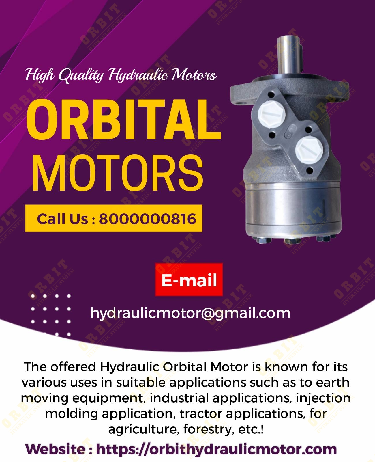 Danfoss OMM OMP OMR OMS Hydraulic Motor OMRX-50 83062988 White Hydraulic Motor In Ahmedabad Mumbai Pune Chennai Bangalore Hyderabad Nashik Indore Jaipur Delhi Coimbatore India